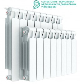 Биметаллический секционный радиатор 350 (300) мм RIFAR Monolit M350-10